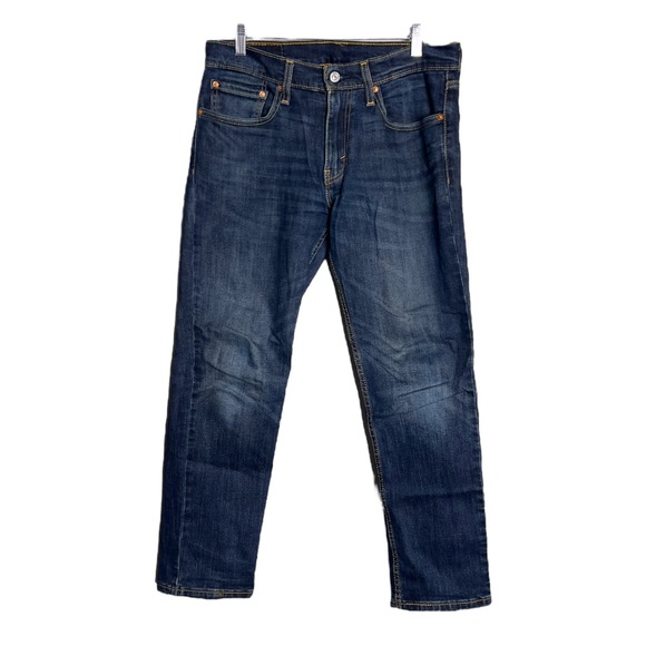 Levi's Other - Levi's 511 Jeans Blue Dark Wash Slim Fit Straight Leg Fading Whiskering